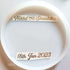 Couple Name And date - Custom Metal Sticker